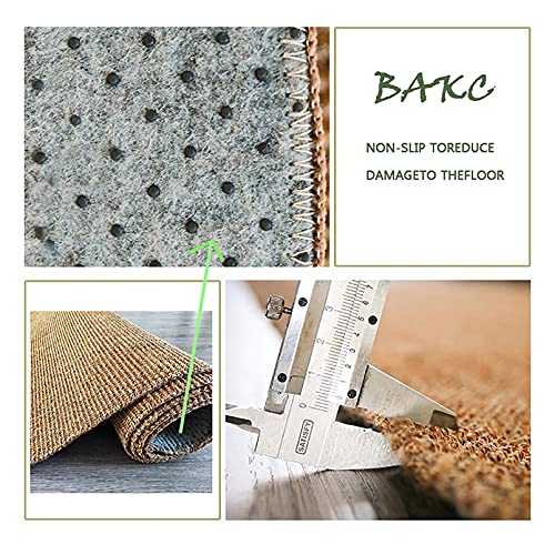 Tapis en jute antidérapant et résistant aux griffes de chats sur mesure