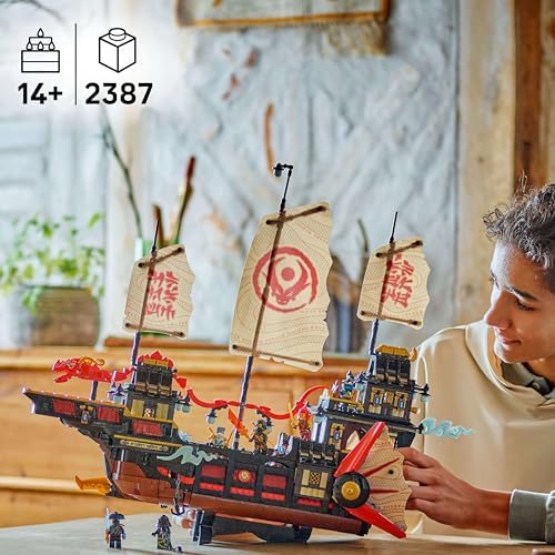 LEGO NINJAGO Tapınak Ödülü 71848-14 Yaş ve Üzeri Çocuklar için Cole Dahil 6 Minifigür İçeren Sergilenebilir Koleksiyonluk Yaratıcı Oyuncak Yapım Seti, Doğum Günü Hediyesi (2387 Parça) - Görsel 3