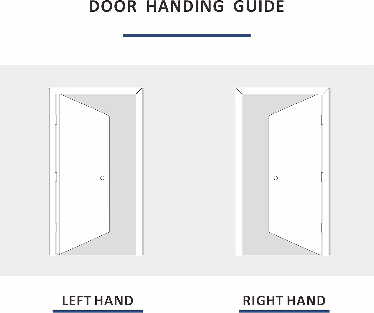 Interior Door Jamb Frame Kit with 4 Hinges, Pine Wood, DIY Assemble for Left or Right Hand, Adjustable Size, 1.06 in. x 4.53-5.51in. x 81.65 in