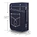 FORE Legend Denim CD/DVD/Blu-Ray Disc 128pcs Wallet Case for CD/DVD Carrying Storage 128 Capacity Made of Denim Color Blue