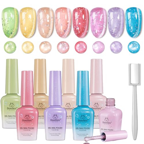 Beetles Bubbly Mixology Cat Eye Gel Nail Polish Set -