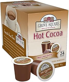 Grove Square Hot Cocoa, Milk Chocolate,12.7 Ounce, 24 Count (Pack of 1)