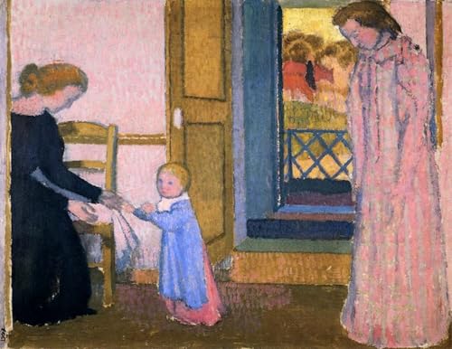 Impression d'art Les premiers pas de Noëlle de Maurice Denis toile décoration murale premium