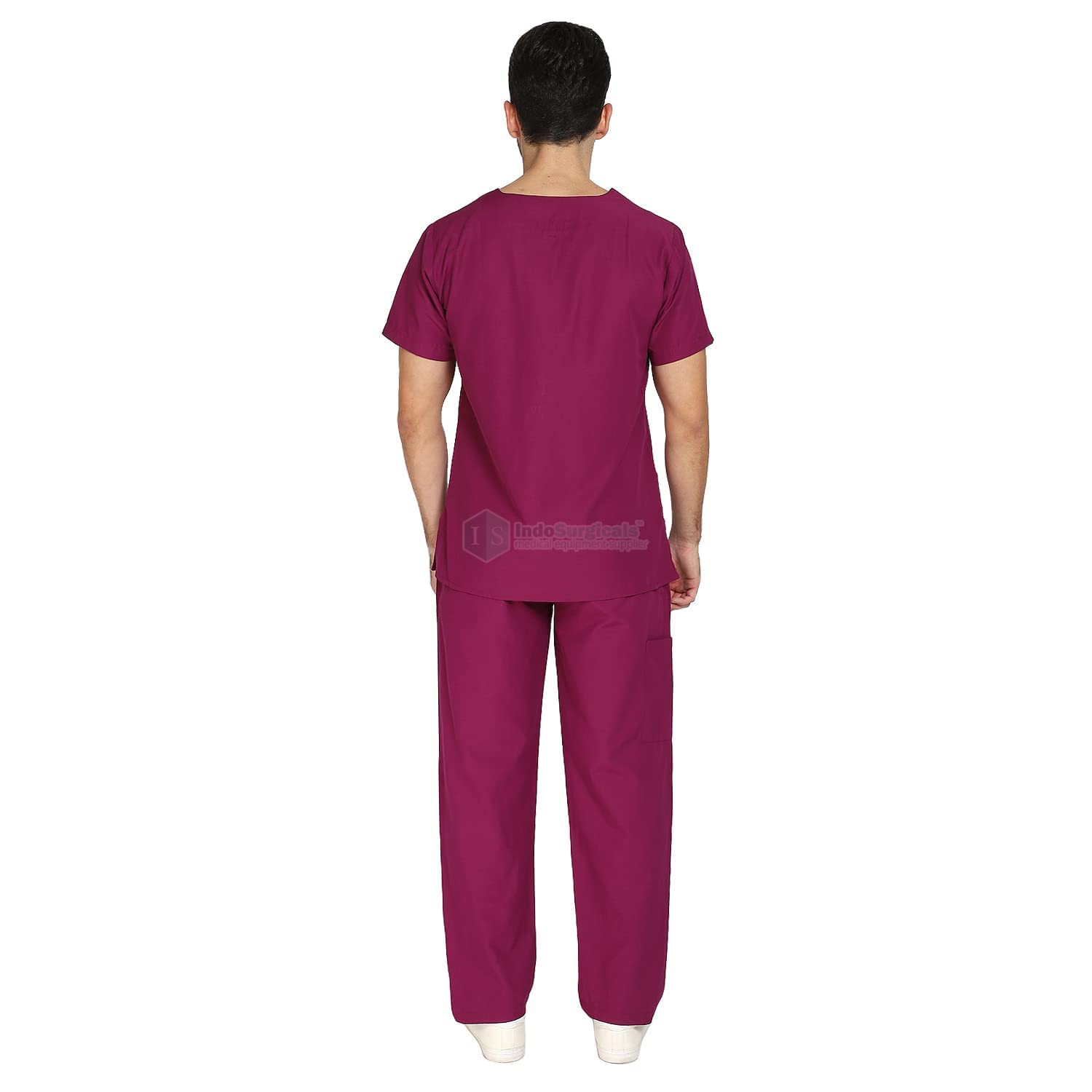 Surgeon is an indostergical unisex scrub suit for hospital OT dress (4xl, wine) Surgeon is an indostergical unisex scrub suit for hospital OT dress (4xl, wine)