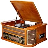 Vitrola com CD, K7, FM, USB e Bluetooth, Bivolt, Raveo, Ópera BT, 10