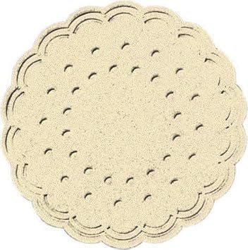 Duni Coasters 8-Ply Tissue Plain Champagne Diameter 7.5 cm Pack of 250