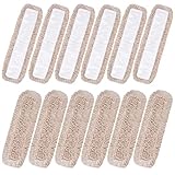 Matthew Cleaning 36'' Cotton Dust Mop Refill Washable Thick Tufted Replacement Heads for Residential & Commercial Use Fit All 36'' Dust Mop Frames, Hardwood, Laminate, Concrete Floors 12 Pack