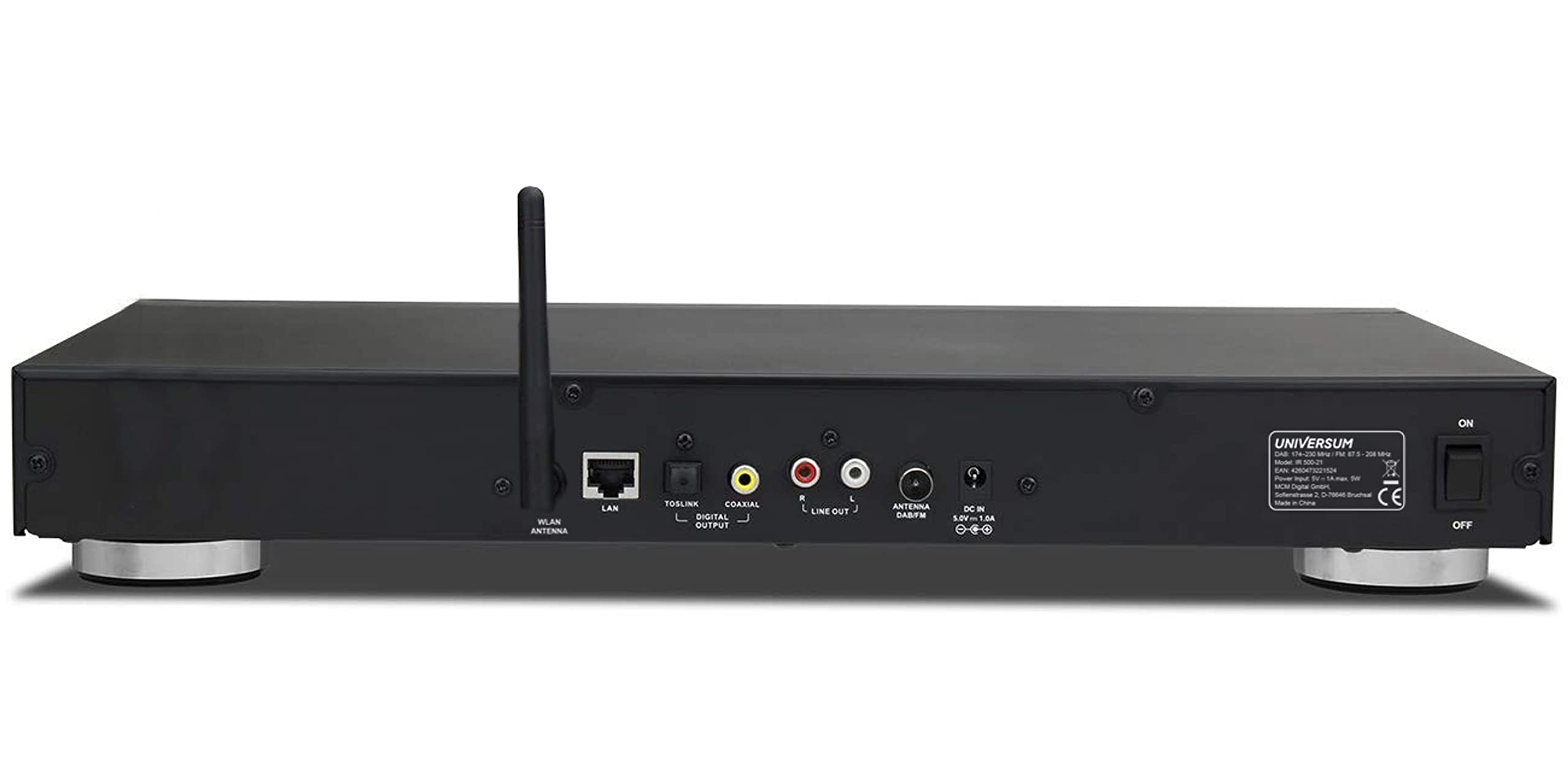 UNIVERSUM Internetradio Bluetooth DAB+ digital Radio Webradio über LAN oder WiFi IR 500-21