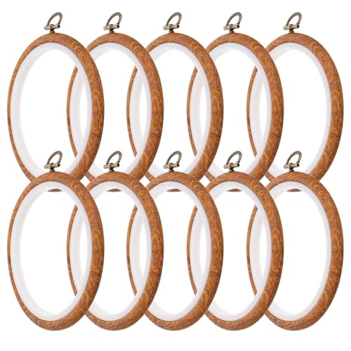 Cercles à broder robustes PERSELOSO à texture améliorée et rangement facile