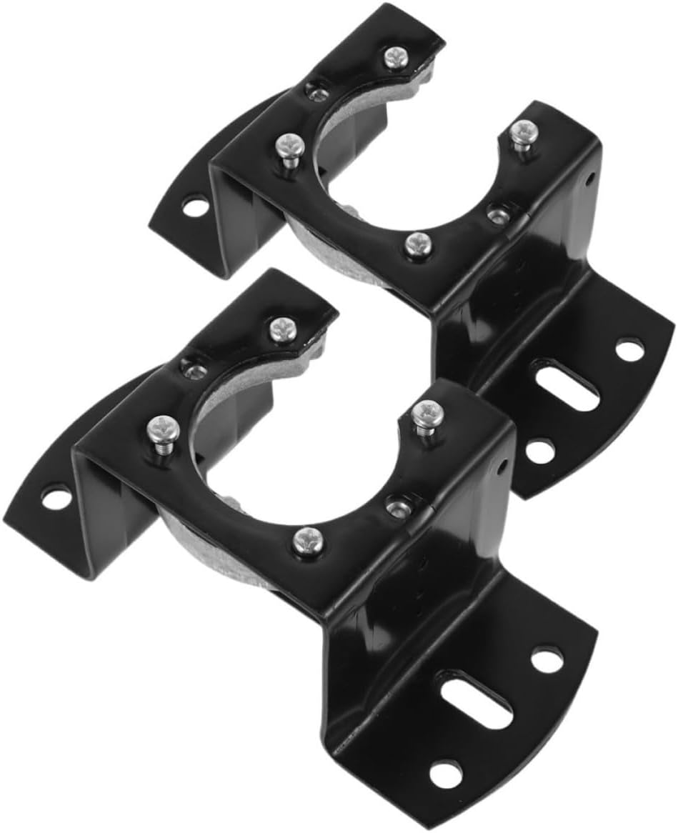 2pcs Ceiling Fan Mount Bracket Iron Parts Simple Installation and Reliable Function for Ceiling Fans Flush Mounting in Black