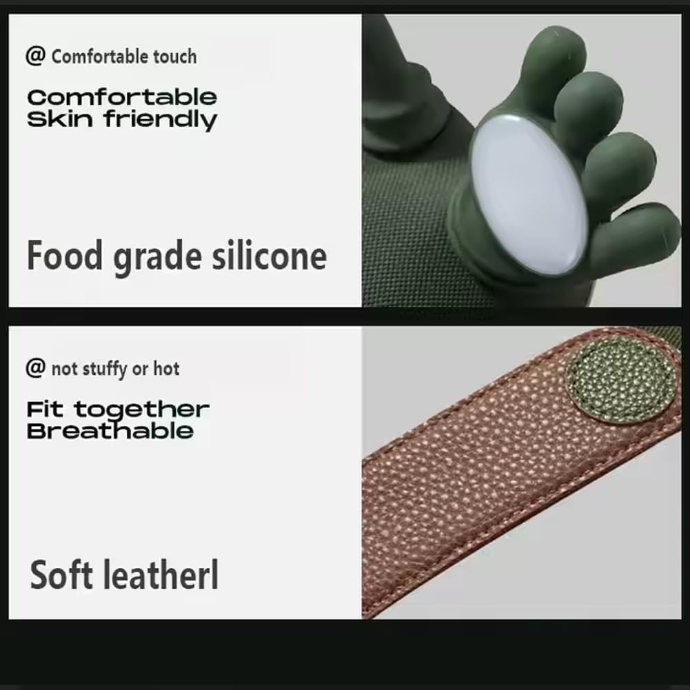 Shiatsu Neck and Back Massager with Heat, 4D Deep Tissue Kneading Wireless Massager, Portable Rechargeable Cervical Shoulder Pain Relief Massager for Home Office Travel (Green)