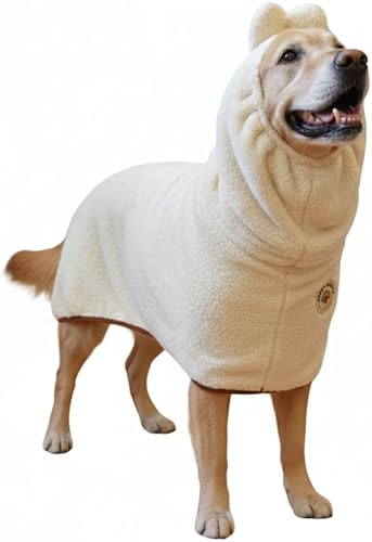 Miniatura 1 de Toalla de baño de alta calidad para perros, bata de microfibra súper absorbente para perros y gatos pequeños, medianos y grandes, elegante y