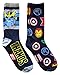 Hyp Marvel Thanos Avengers Men's Crew Socks 2 Pair Pack Shoe Size 6-12
