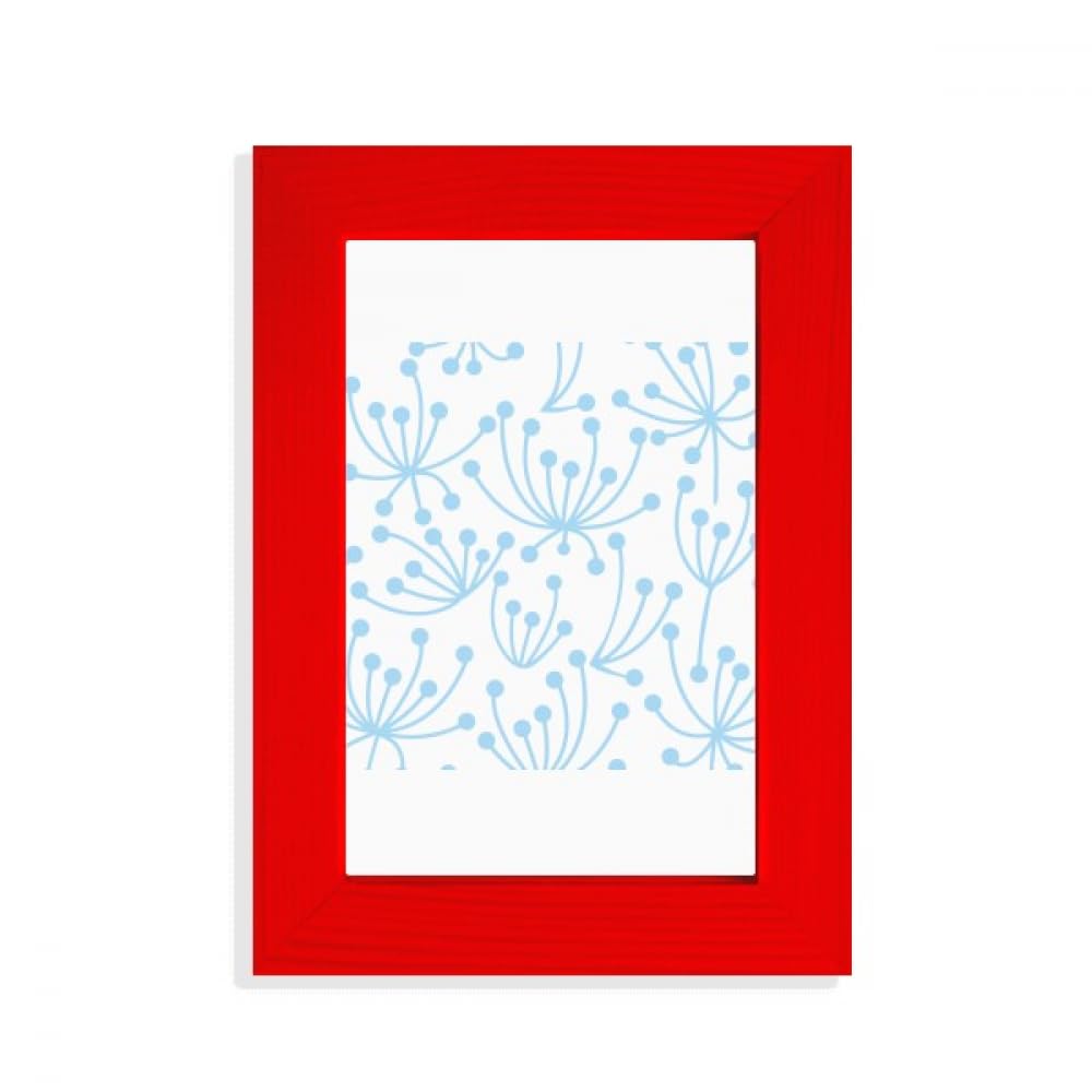 Cadre photo floral bleu Art déco tendance pour décoration murale chic et encadrement élégant