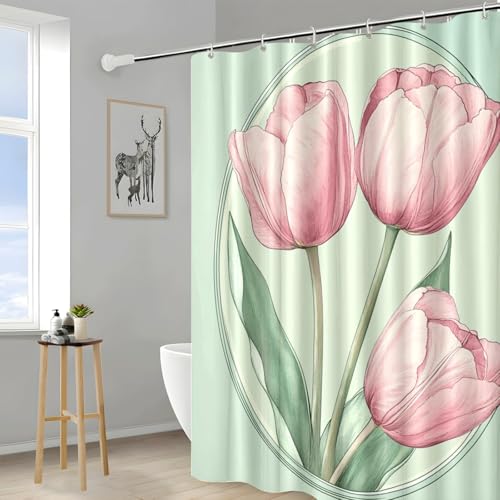 Rideau douche imperméable lavable pour éviter l'eau au sol