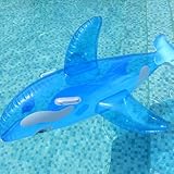 Flotador Inflable para Piscina con Forma de Ballena, Flotador Inflable para Piscina para Adultos, Bonito Flotador Inflable con Forma de Ballena Grande para Nadar, Surfear