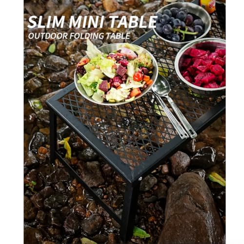 Table de camping pliante pour stabiliser vos repas extérieurs - 8