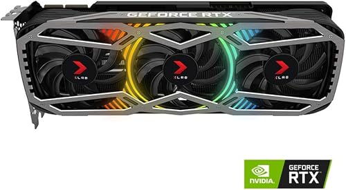 PNY GeForce RTX™ 3090 24GB XLR8 Gaming REVEL EPIC-X RGB™ Triple Fan Graphics Card - 6