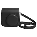 PU Leather Camera Case with Strap for Fujifilm Instax Mini 9/8 /8+ (Black) gallery image