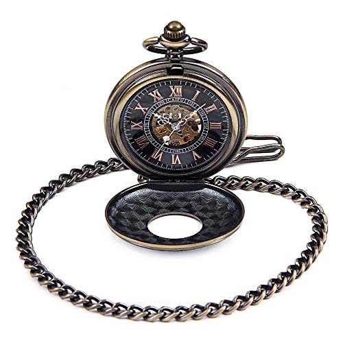 Reloj de bolsillo mecánico que soluciona la falta de distinción en trajes formales unisex 6