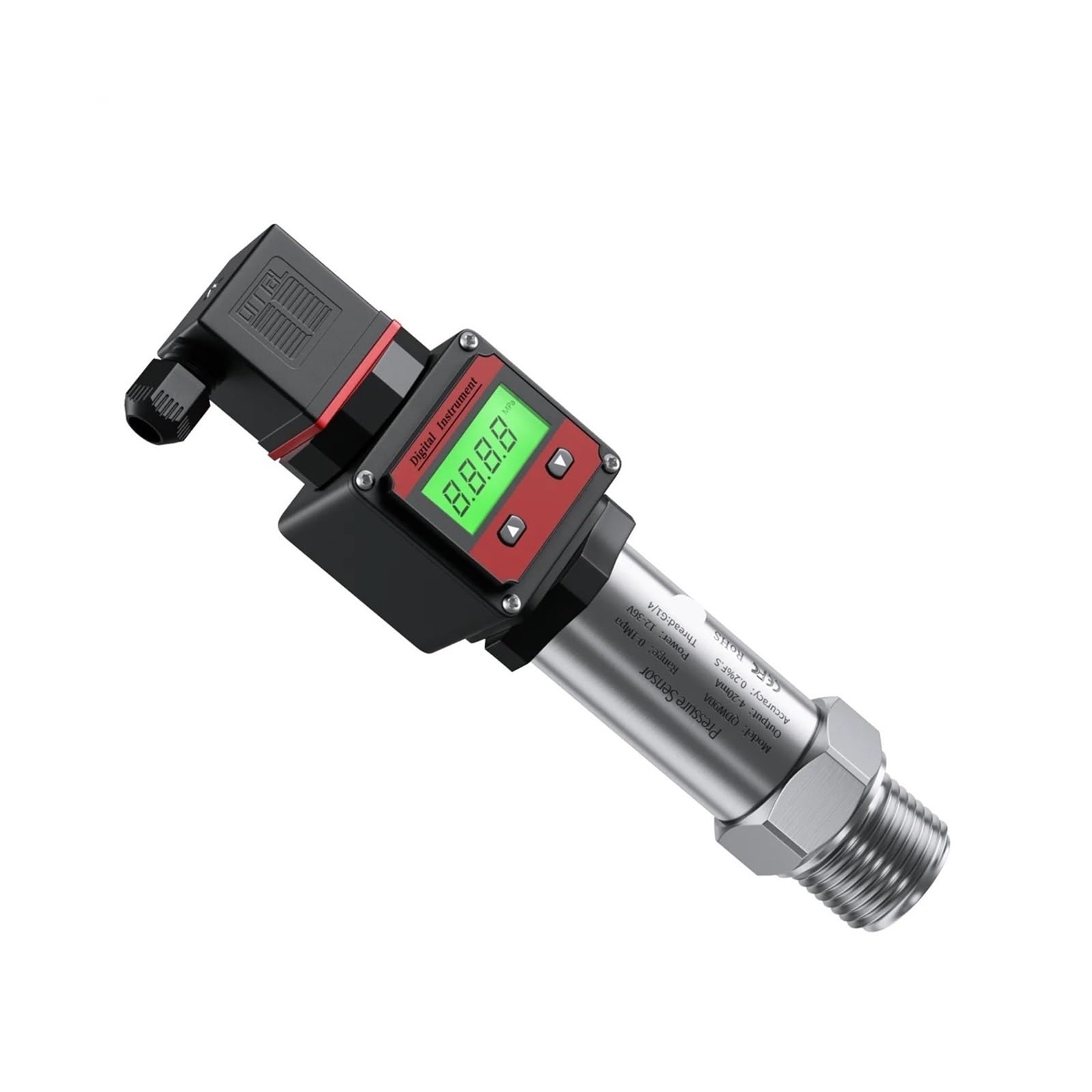 LCD ディスプレイ圧力センサー G14 24V 4-20mA 0-1000bar 10Mpa(0-1Mpa)（Fandesensor精密デジタル圧力計精度0.2  mbar mmhg tor解像度-99999〜99999 - AliExpress）