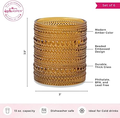 Kate Aspen Jupiter Drinking Glasses - Thumbnail 5