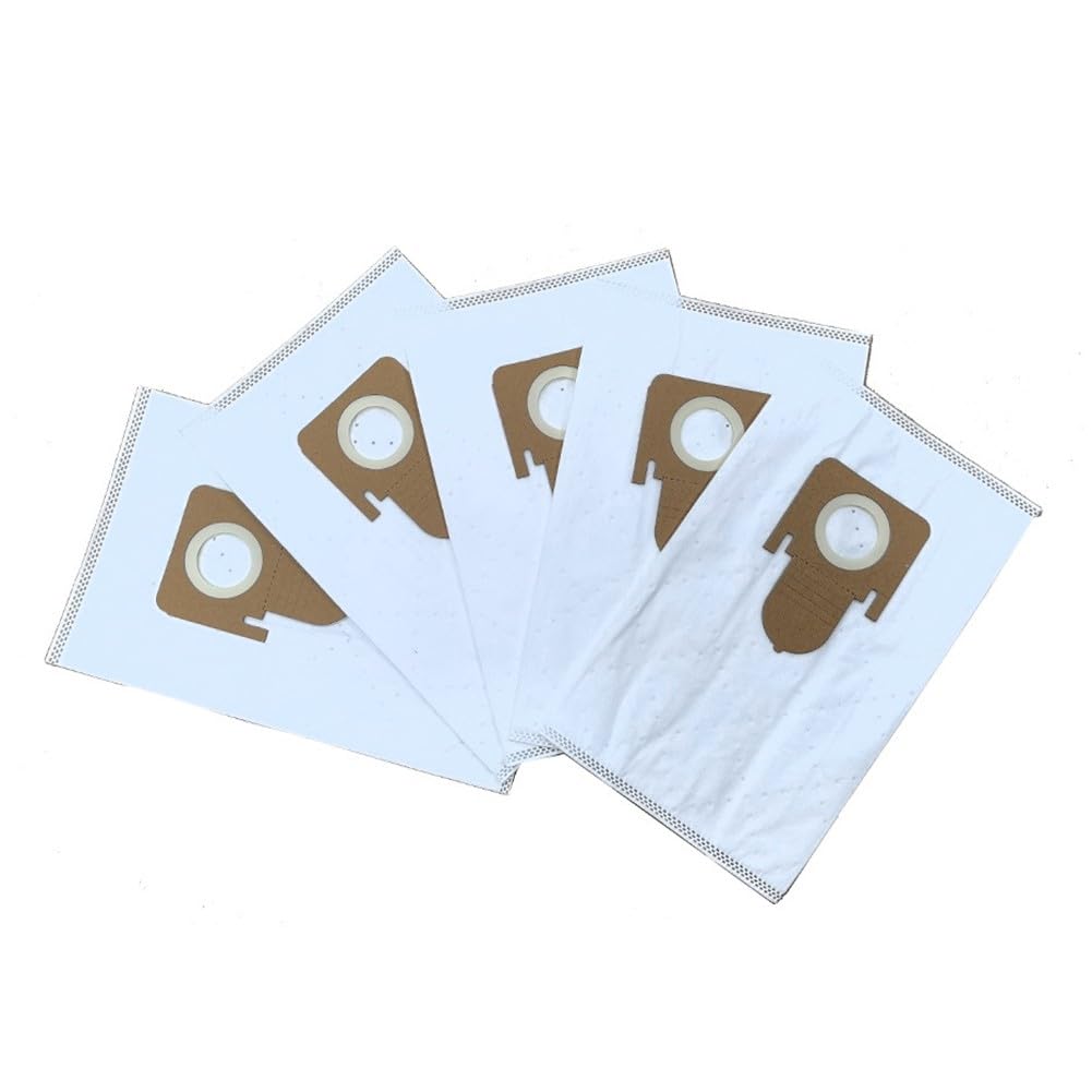 Sacs d'aspirateur en non-tissé à 5 couches compatibles avec Thomas pour Aqua PET & Family - Sacs à poussière en non-tissé - Ajustement précis pour débris secs et humides - Blanc