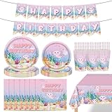【Materiale sicuro e rispettoso dell'ambiente】I piatti, i bicchieri, i tovaglioli e le cannucce di queste stoviglie a forma di salamandra rosa sono realizzati in materiale di carta spessa di alta qualità, che rende il set di stoviglie robusto, impermeabile, resistente ai tagli e durevole. Il set di stoviglie per feste è ecologico e atossico, quindi sicuro. E abbastanza robusto da contenere un piatto pieno di cibo. Permette di godersi la festa in tutta tranquillità.