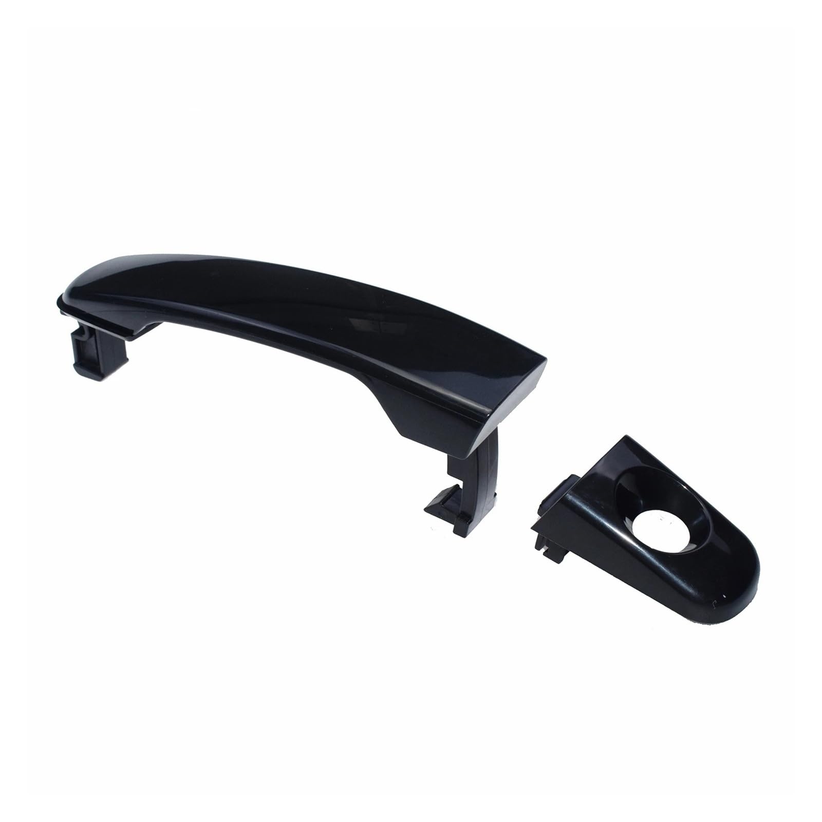 BYSKJZ Car Outer Door Handle Replacement for for Equinox for HHR 2005 2006 2007 2008-2011 Exterior Door Handle Black Front Rear 22729814 15835615 22672194(Front Left)