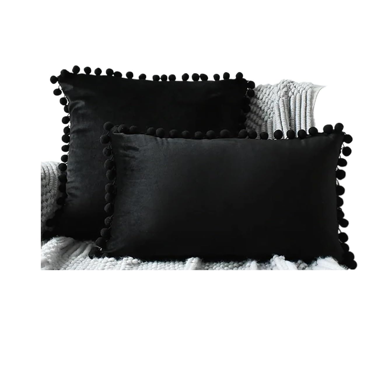 Housses de coussin de canapé en velours 45x45cm pour un salon cocooning