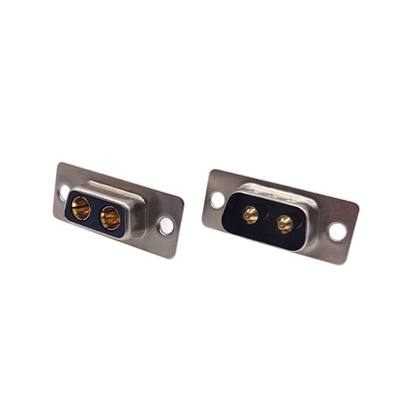 Connecteur à courant élevé 2W2 2V2 30A, 2 broches mâle femelle, adaptateur D-SUB, Type de soudure 2 broches, 1 pièce(Dark Grey)