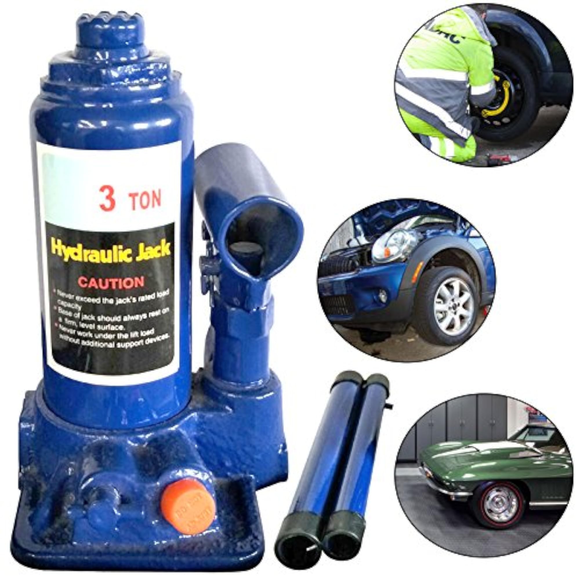 3 Ton Car Hydraulic Bottle Shape Jack for Maruti Alto 800