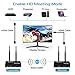UeeVii 328ft/100m HDMI Wireless Transmitter and Receiver, HDMI Wireless Extender Kit, 5GHz with Loop-Out Support HD 1080P60Hz with IR Pass-Back for TV Projector Church Monitor Home Use