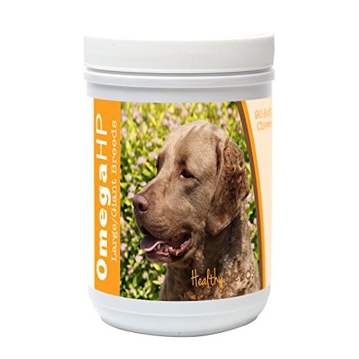 Healthy Breeds Chesapeake Bay Retriever Omega HP Fatty Acid Skin and Coat Support Soft Chews 90 Count