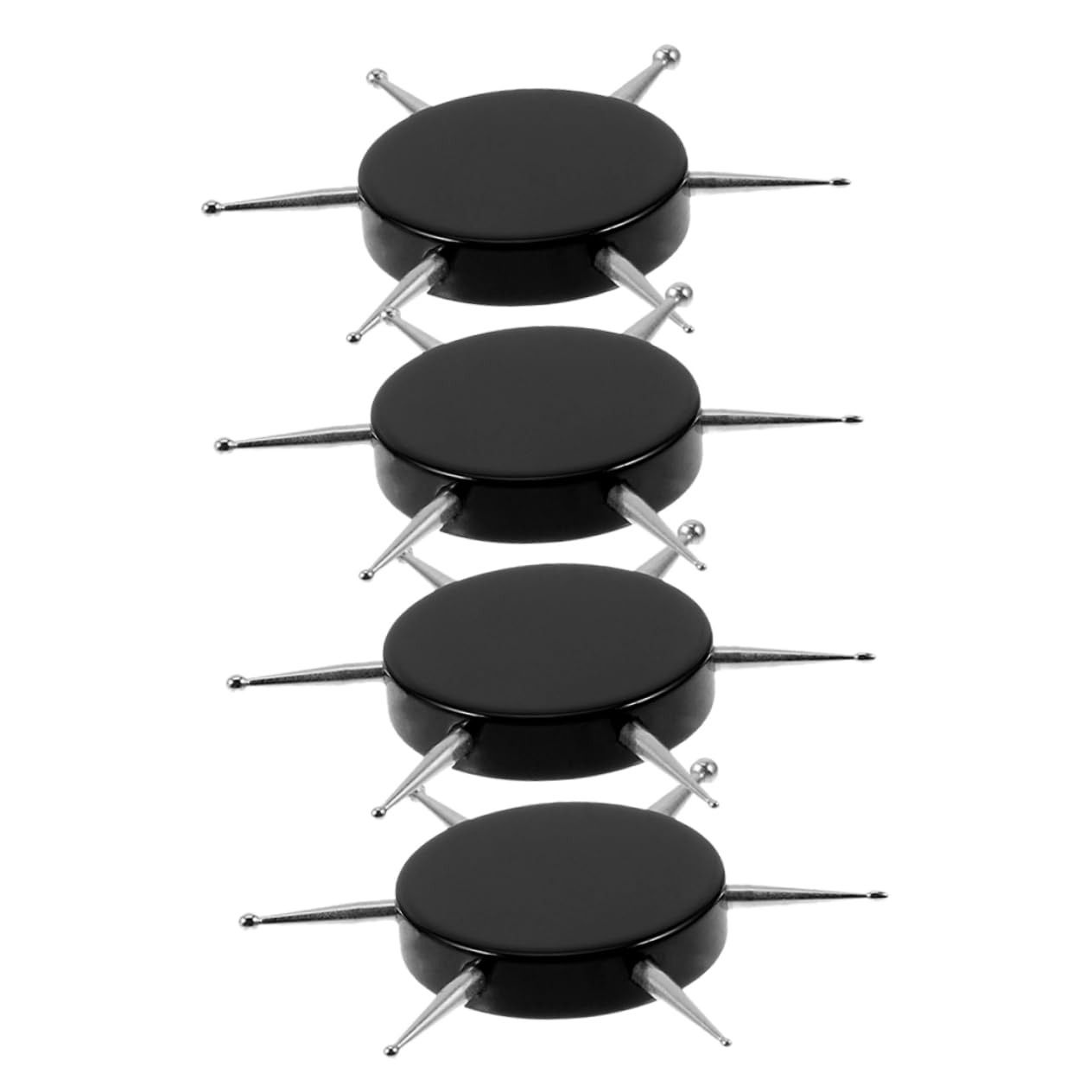 4Pcs Circular Nail Dotting Tool Nail Art Pens for Manicure Painting Design for Beautiful Patterns and DIY Nail Art at Home