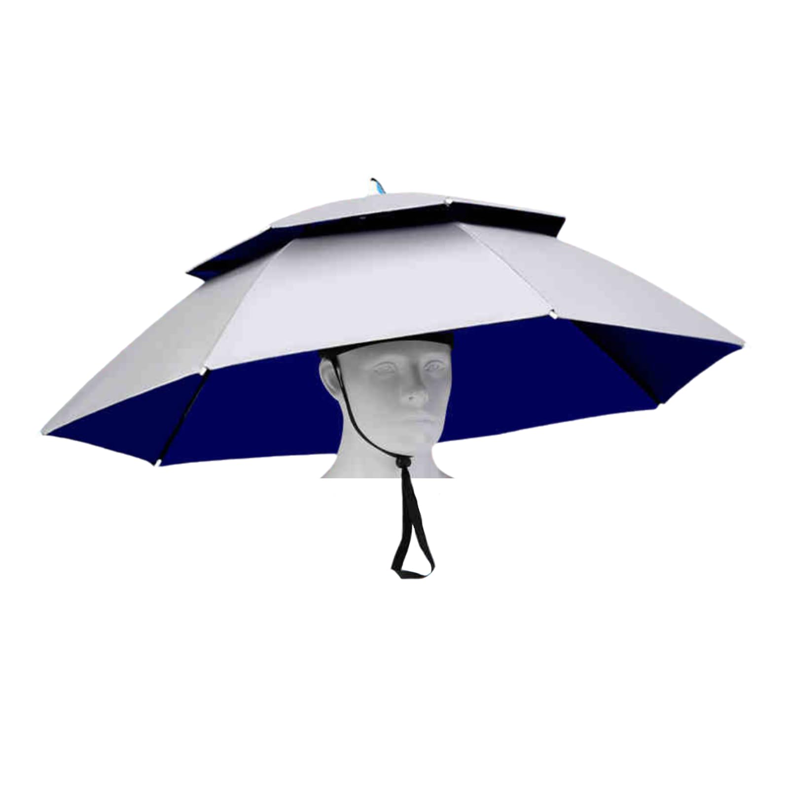Vllentin Umbrella Hat Head,Protection Folding Umbrella Hat,Camping Umbrella Hat Cap,Outdoor Sun Rain Umbrella Hats,Easy Open And Fold,For Adults And Kids Fishing Gardening Outdoor Camping