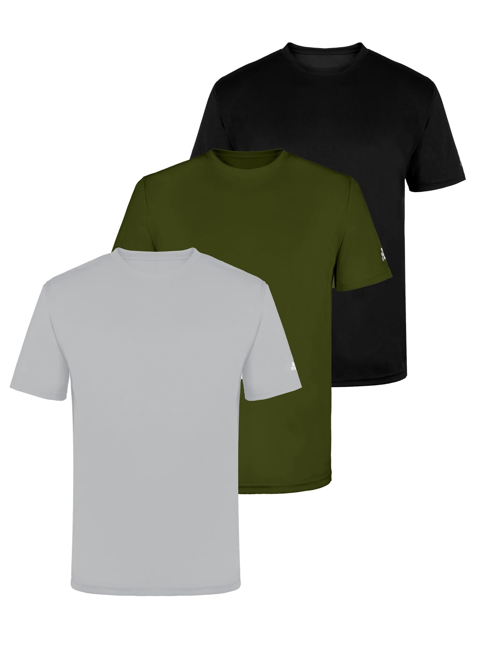 TEX2FIT Men's 3 Pack Active Sport Quick Dry T-Shirts — view 7