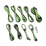 Cablemod PRO ModMesh Cable Extension Kit- BLACK/ LIGHT GREEN Kabelmanagement