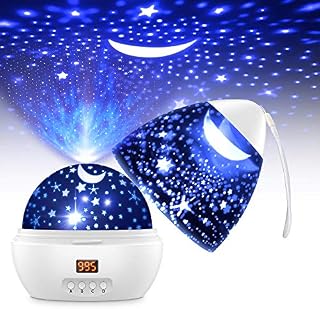 ARTINABS Night Light Projector for Kids Baby, Star Projector 360° Rotation Starlight Projector Light Birthday Projector Lamp for Girl and Boy Bedroom Christmas Gift Decorations