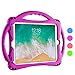 Price comparison product image TopEsct Kids Case for iPad 6th/5th Gen, iPad Air/Air 2 & iPad Pro 9.7 inch, Built-in Handle Stand Comes with a Strap, Silicone Shockproof Protective Cover (Purple)