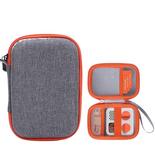 Tangxi Hartes Koffer für YotoMini Player, Halten Sie Bis zu 36 Karten mit Mesh -Tasche, Tragbare Haltertasche für Kinder Lautsprecher Spielt Hörbuchkarten Radio Radio