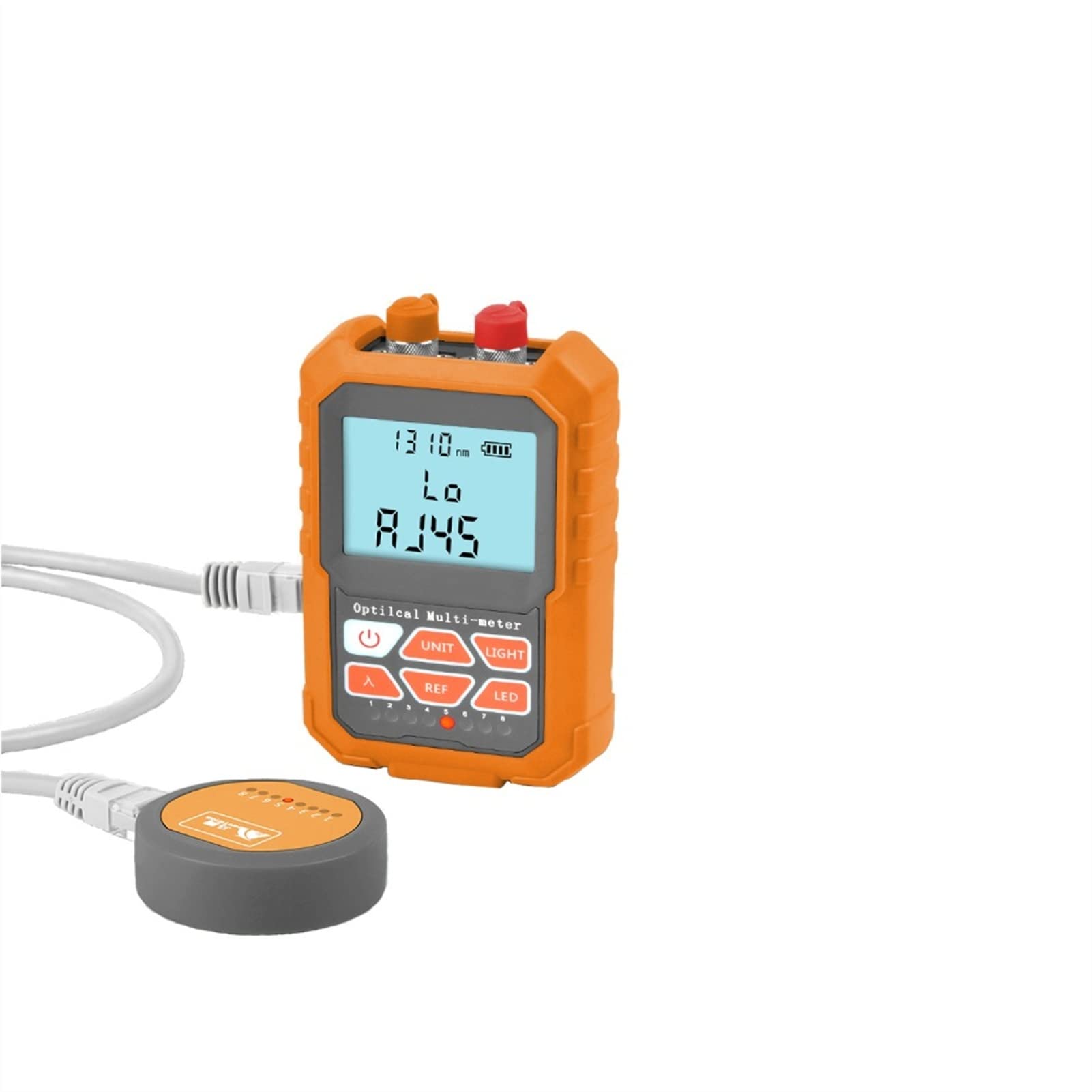 Localizador Visual de Fallas, 3In1 Medidor de potencia óptica Localizador de fallas Visual PRUEBA DE CABLE TESTADOR DE FIBRA ÓPTICA, 1MW con localizador de fallas visuales de 5 km