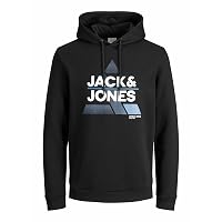 JACK & JONES Maglione con Cappuccio in Pile con Logo corporativo Herren Corp Logo Sweat Hood Classic