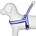 Blueberry Pet 4 Colors Soft & Comfy 3M Reflective Jacquard Padded Dog Harness, Chest Girth 21.5
