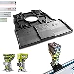 Professional Guide Rail Adapter for Ryobi R18TR / RTR18 / P601 ONE+ for Makita/Bosch/Festool Guide Rail Router Edge Milling Adapter