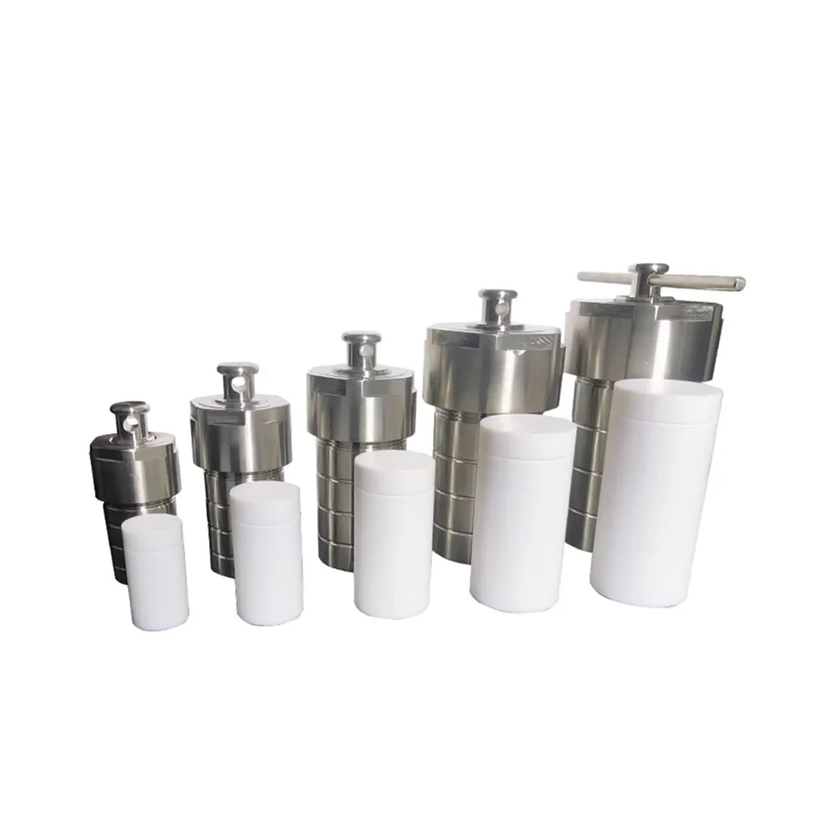 Reactor hidrotermal de autoclave de 5-500 ml con síntesis hidrotermal de cámara de PTFE Rendimiento alto(200ml)