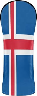 Flag Iceland Golf Club Cover Set Waterproof Headcovers with Number Tag for Driver Golf cart Cover