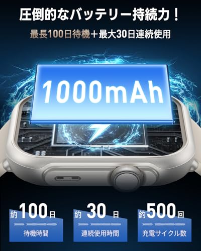 FOSMET FOSMET スマートウォッチ P1 シルバー の商品画像 1