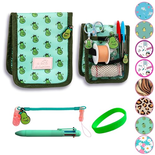 Imagen de La Repera de Enfermera® Salvabolsillos Enfermeria + Porta Tijeras Enfermeria + Boligrafo 6 Colores + Pulsera Organizador de bolsos Accesorios Enfermera TCAE Veterinaria