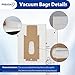 20 Pack Vacuum Bags Compatible with Oreck XL Upright Vacuum Cleaner Type CC XL5 XL7 XL21 2000 3000 4000 7000 8000 9000 Series All Upright Vacuum Cleaners